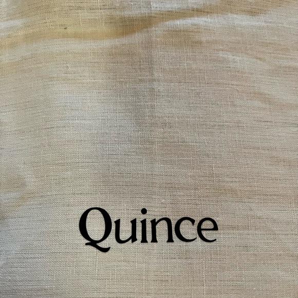 Queen/Full Quince European Linen Duvet Cover Set NWT - Picture 4 of 4